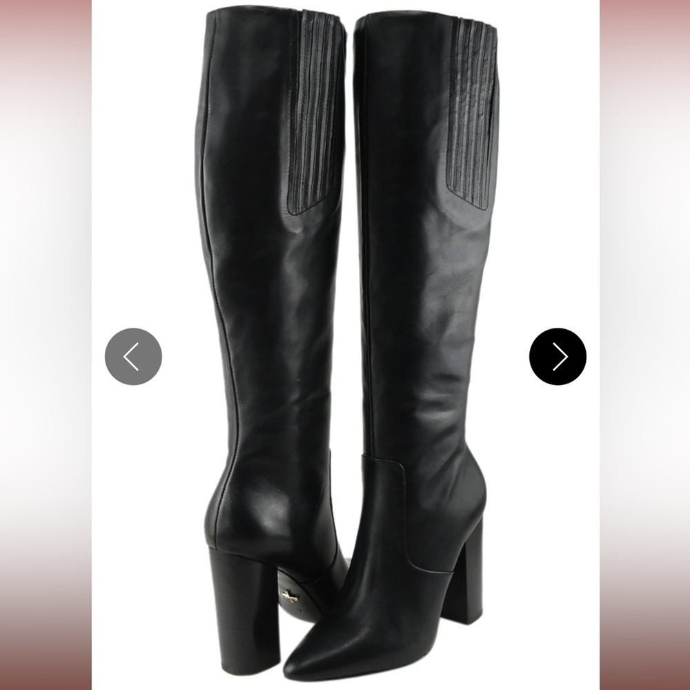 Pour La Victoire Lorelle Black Knee High Boot - Pointed toe - sz 7
